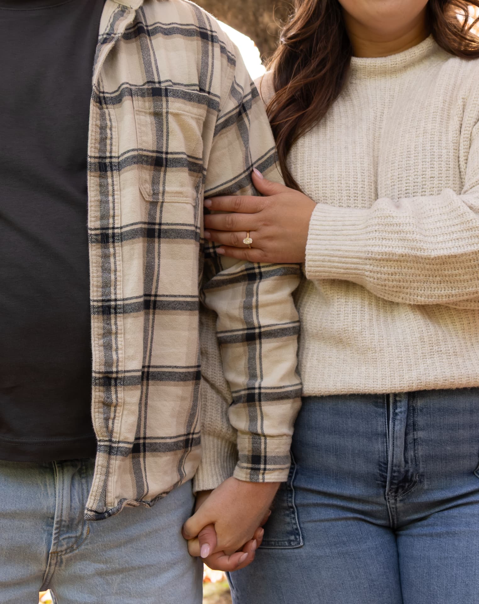 Engagement ring detail